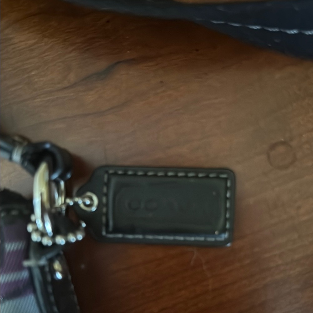 Coach Poppy Black, Purple and Pink Crossbody Bag - Picture 2 of 6